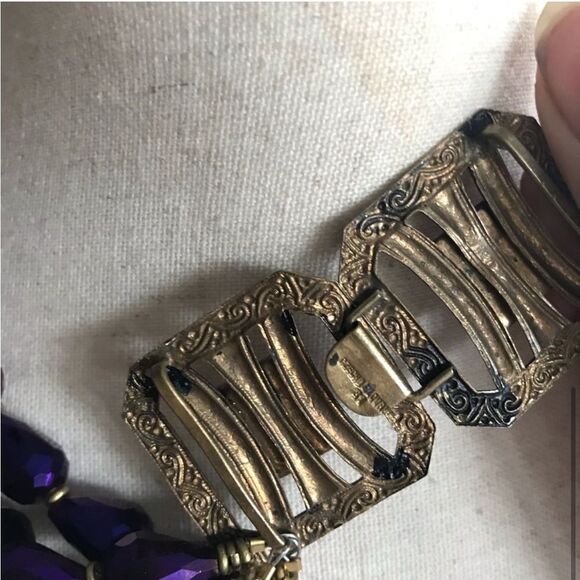 OAK antique Swarovski aurora crystal necklace - Picture 6 of 6